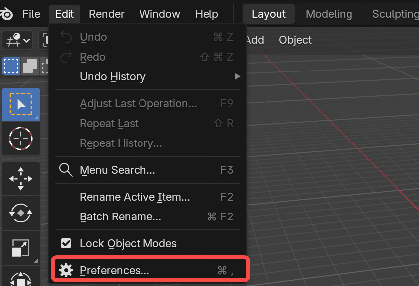 Preferences에서 Plugin package 설치 — 원문 안내 이미지 4
